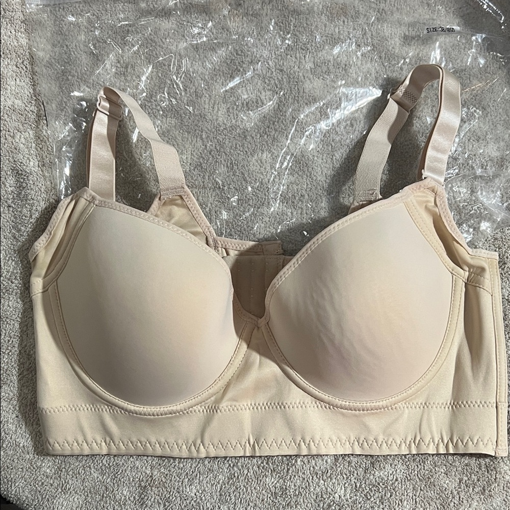 Women's Cream Bra 38D